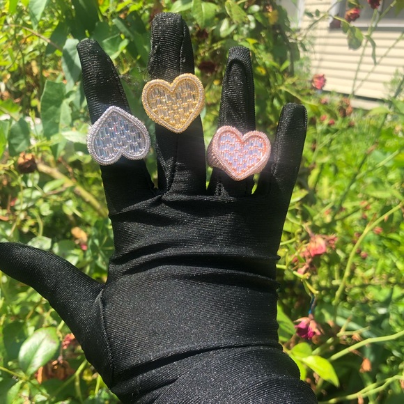 Beaguette heart ring. - Picture 1 of 2